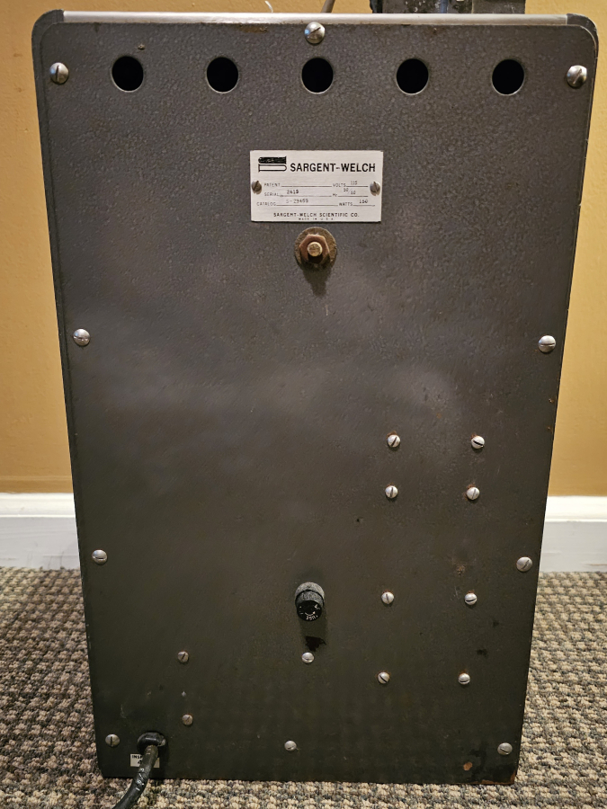 Antique Sargent Slomin Electrolytic Analyzer cira 1940's, photo 9 of 18
