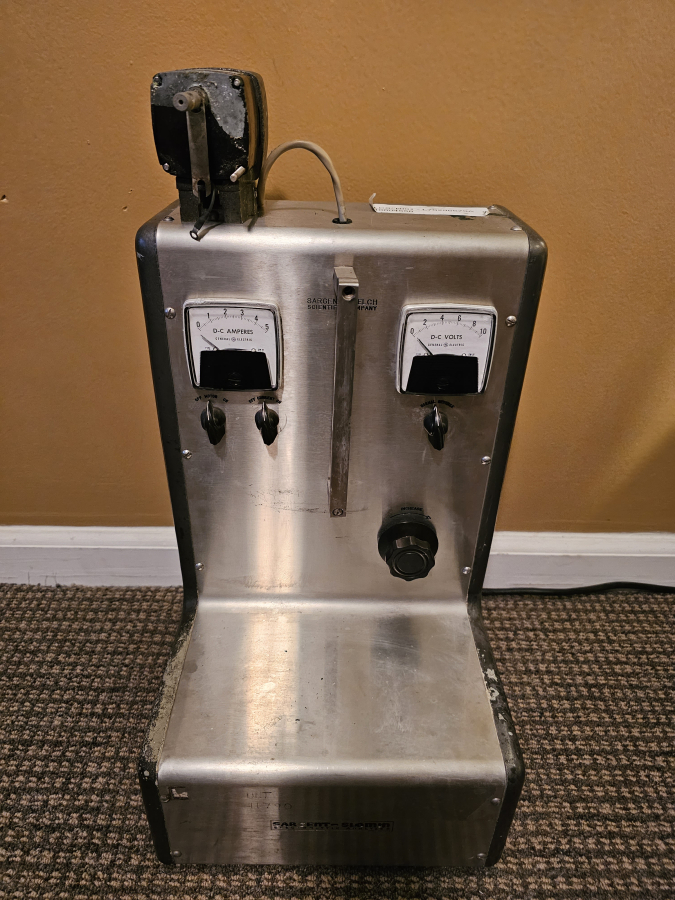 Antique Sargent Slomin Electrolytic Analyzer cira 1940's, photo 5 of 18