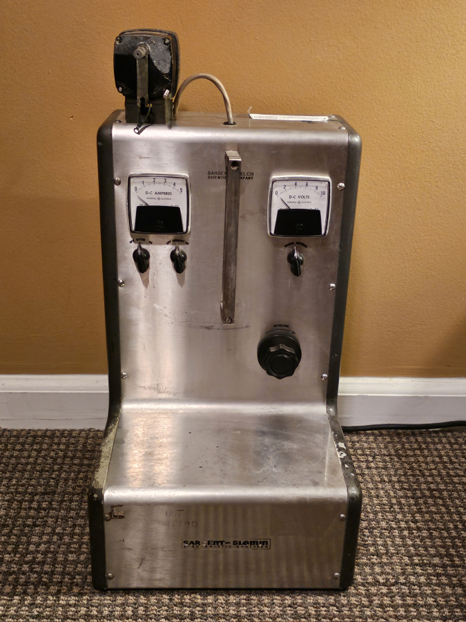 Antique Sargent Slomin Electrolytic Analyzer cira 1940's, photo 7 of 18