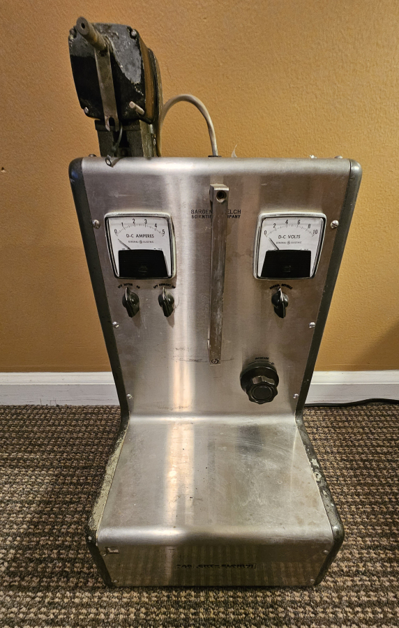 Antique Sargent Slomin Electrolytic Analyzer cira 1940's, photo 1 of 18