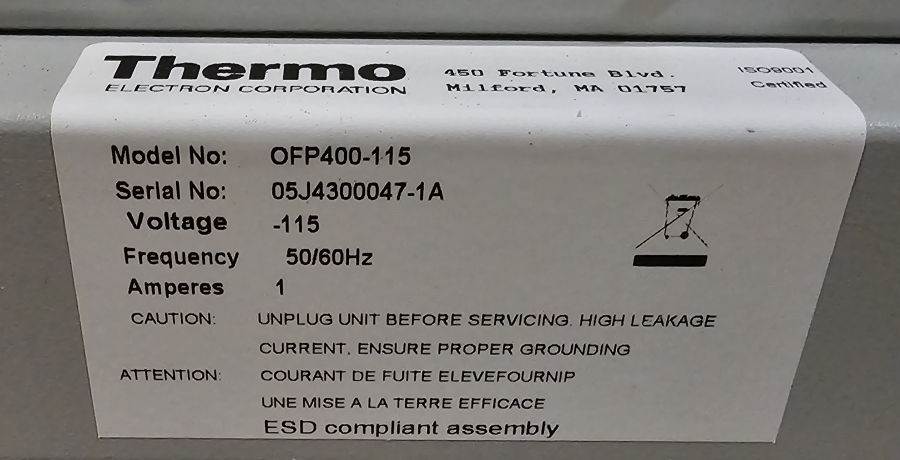 Thermo Electron OFP400 Vacuum Pump; NEW IN BOX, photo 7 of 23