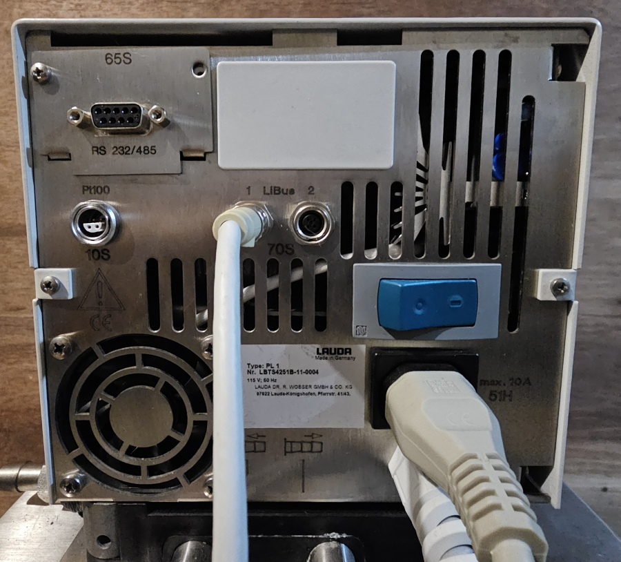 Lauda Proline RP 845 Chiller w/Master Controller; SN:LBTS4251B-11-0004	, photo 12 of 14