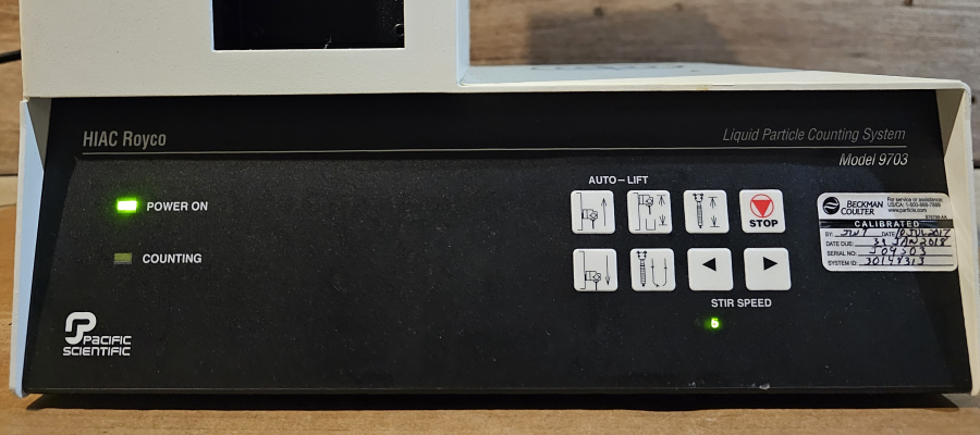 HIAC Royco 9703 CE Liquid Particle Counting System; SN:J09503, photo 15 of 18