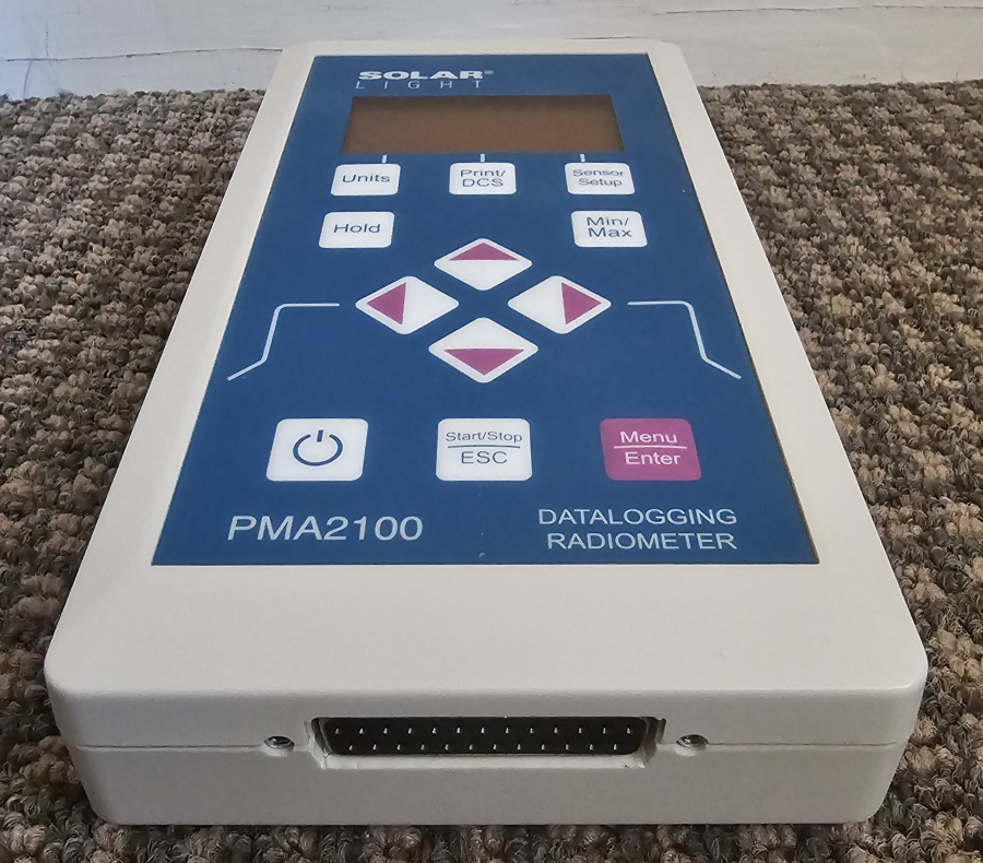 Solar Light PMA2100 Dual-Input Data Logging Radiometer w/ PMA2110 UVA & PMA2130 Photopic Detectors, photo 12 of 20