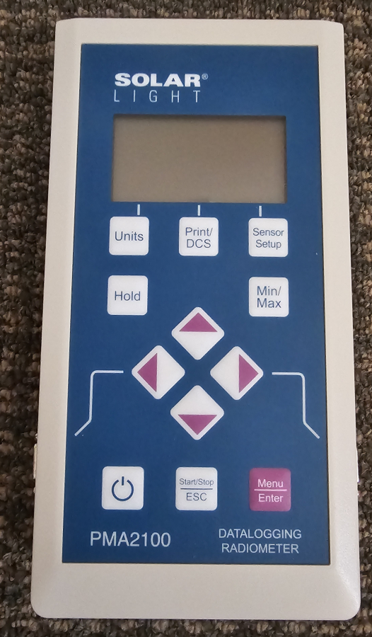 Solar Light PMA2100 Dual-Input Data Logging Radiometer w/ PMA2110 UVA & PMA2130 Photopic Detectors, photo 13 of 20