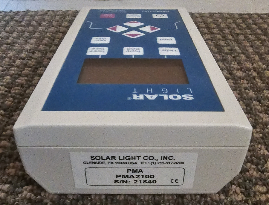Solar Light PMA2100 Dual-Input Data Logging Radiometer w/ PMA2110 UVA & PMA2130 Photopic Detectors, photo 14 of 20