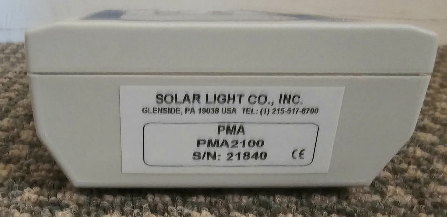 Solar Light PMA2100 Dual-Input Data Logging Radiometer w/ PMA2110 UVA & PMA2130 Photopic Detectors, photo 15 of 20