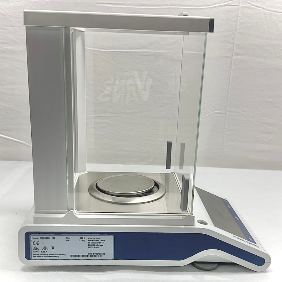 Mettler Toledo MS204TS/00 Advanced MS-TS Analytical Balance; SN:B722188596, photo 2 of 9