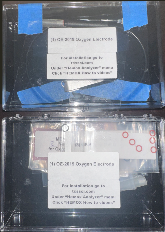 TCS Scientific Corp D 7800 Hemox Blood Oxygen Analyzer w/Probe; SN:633, photo 11 of 12