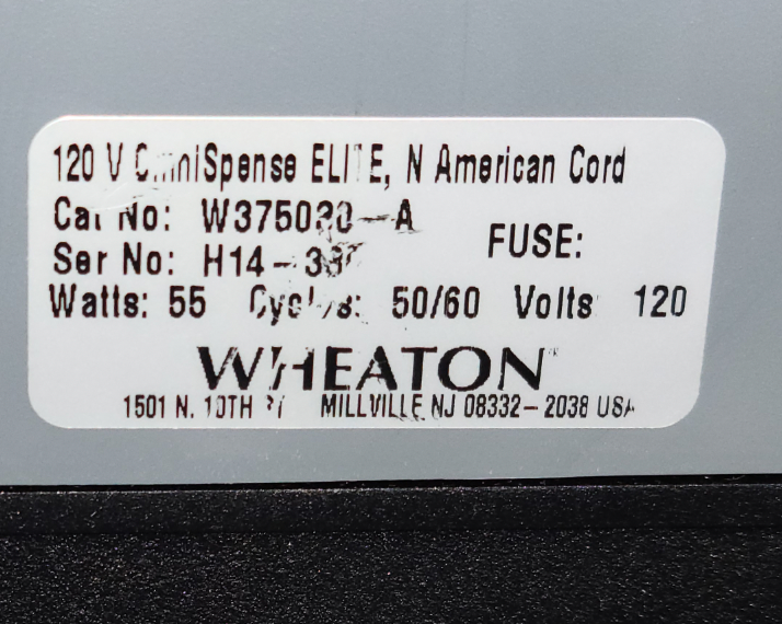 Wheaton Omnispense Elite With 314D2 Pumphead 2.3mm Wt 4 Roller; SN:H14-330, photo 7 of 8