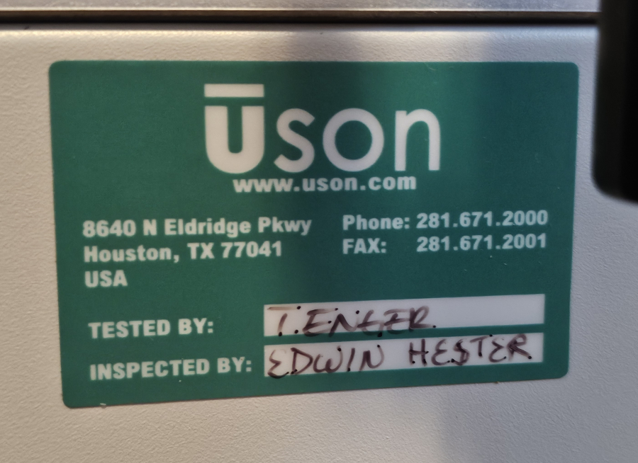 Uson Sprint IQ Compact Leak Tester, photo 19 of 34
