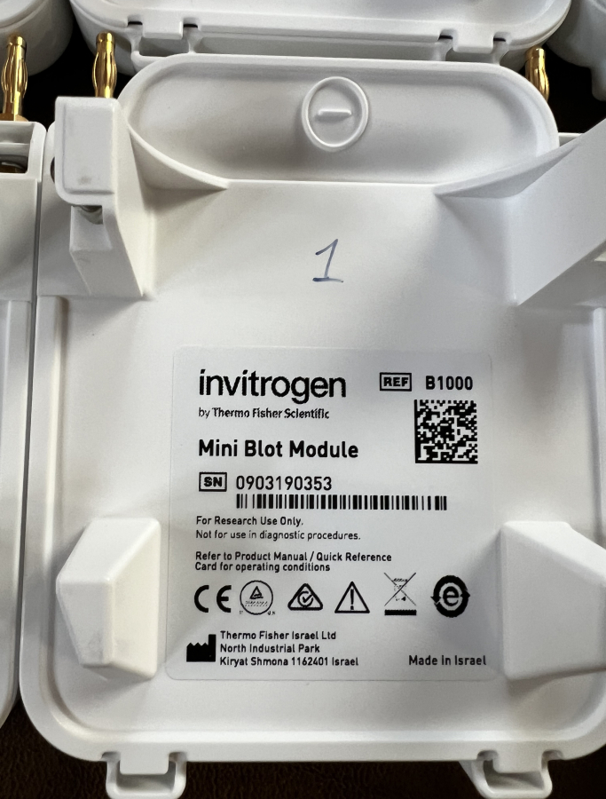 Invitrogen Electrophoresis System: 1x PowerEase Touch 350W; 3x Mini Gel Tanks; 6x Mini Blot Modules; SN:PS0350220609010, photo 23 of 24