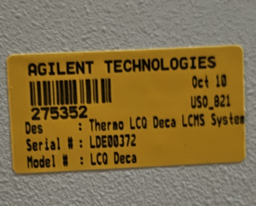 Thermo Quest Finnigan LCQ Deca Mass Spectrometer; SN:LDE00372, photo 15 of 24