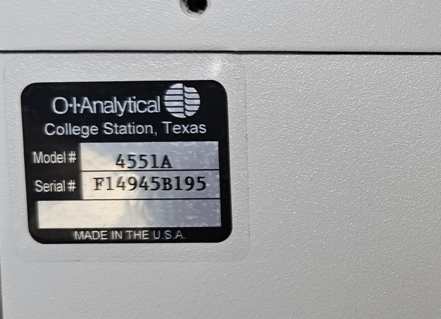 O-I-Analytical Eclipse 4660 Purge and Trap Sample Concentrator w/4551-A Autosampler & SAM Pump; SN:F14945B195; USER:4660; PASS:4660, photo 13 of 23