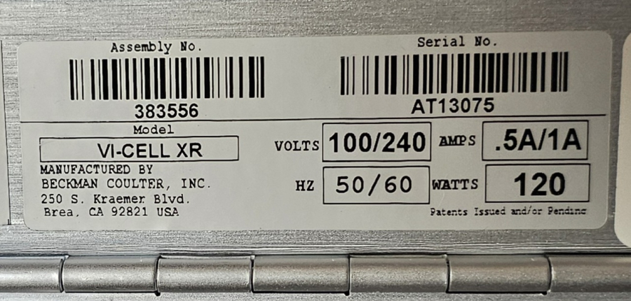 Beckman Coulter VI-Cell XR Cell Viability Analyzer; SN:AT13075, photo 32 of 32