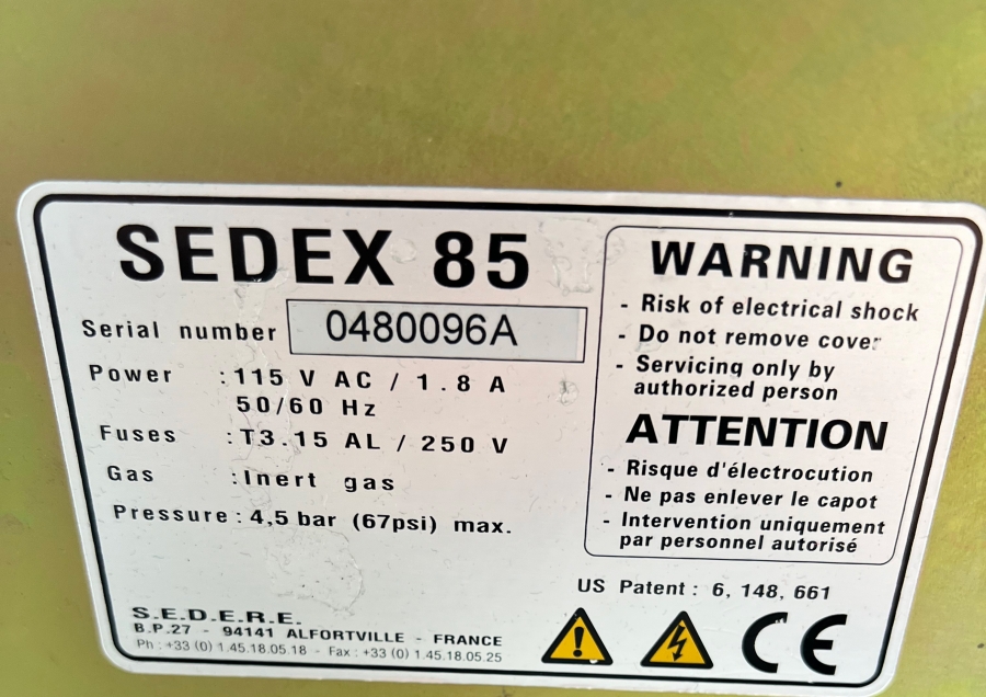 Sedere Sedex 85 ELSD Evaporating Light Scattering Detector, photo 10 of 10