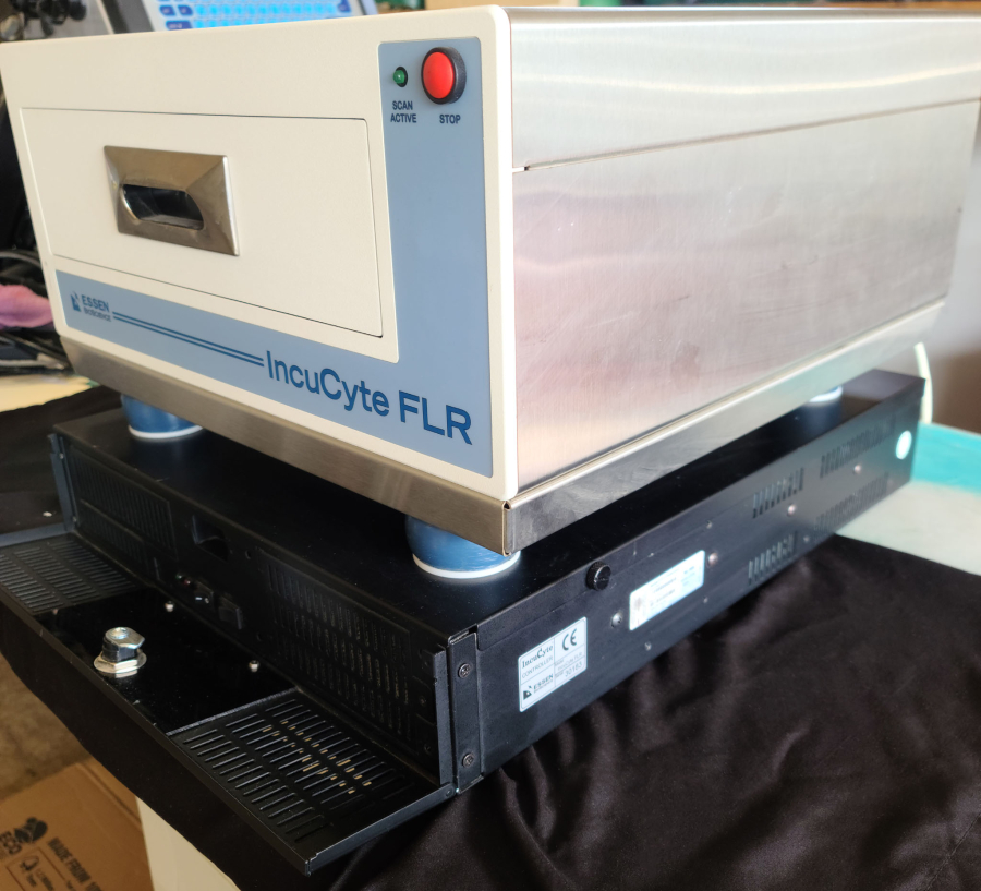 Essen BioScience Cell Imaging System IncuCyte FLR Microscope & Controller; SN:35183/30183, photo 1 of 21