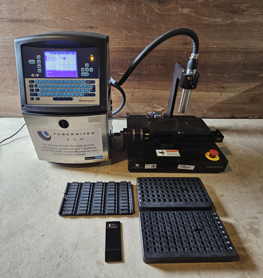 TubeWriter 360 Videojet 1520 Laboratory Labeling System; SN:H1012120H/20210003C22ZH, photo 29 of 62