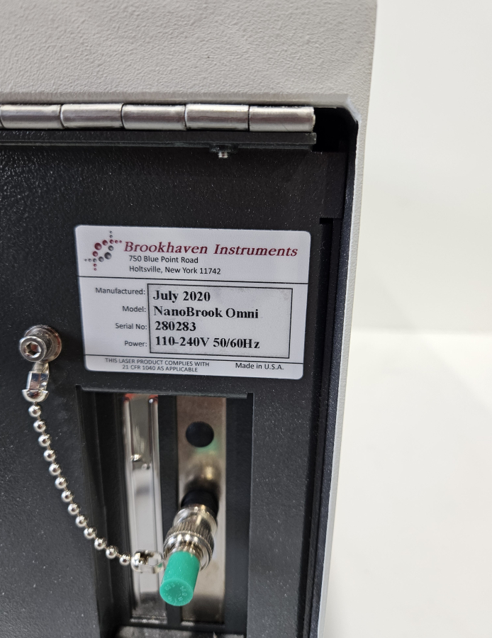 2020 Brookhaven NanoBrook Omni Particle Analyzer. SN:280283, photo 3 of 6