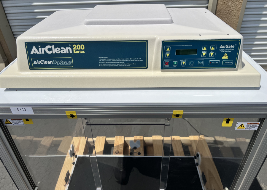 AirClean Systems AC23824A Benchtop Ductless Rotary Evaporator Enclosure 200 Series VBSE Chemical Fume Hood, photo 12 of 13