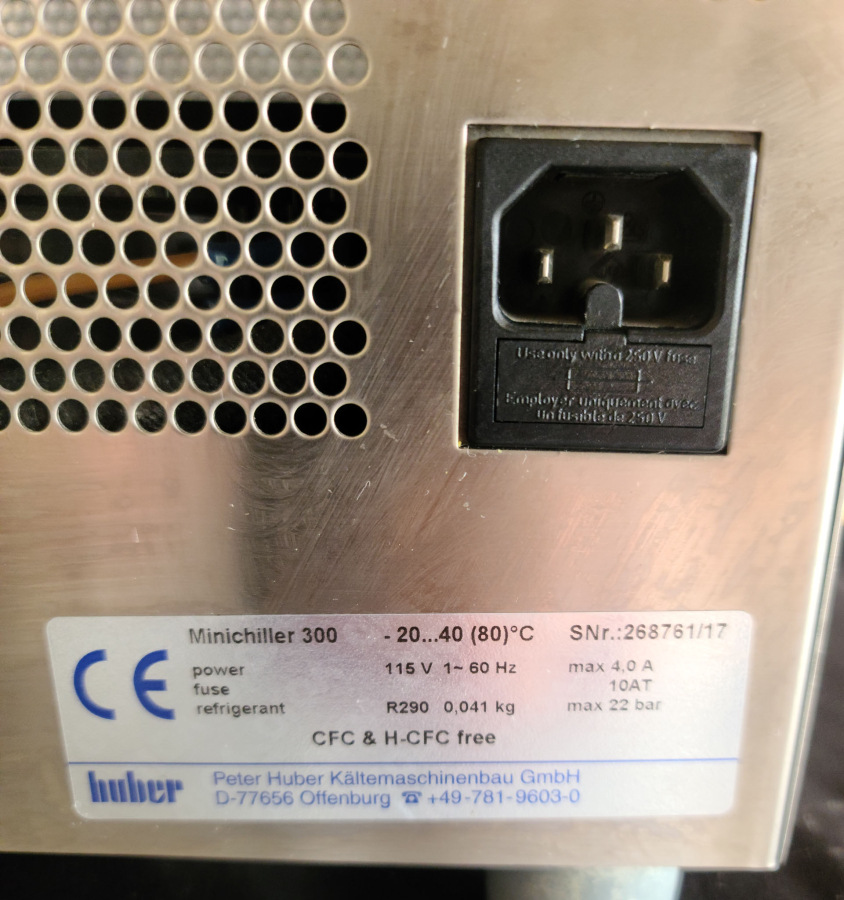 Huber MPC Minichiller 300; SN:268761/17/7/17, photo 5 of 6