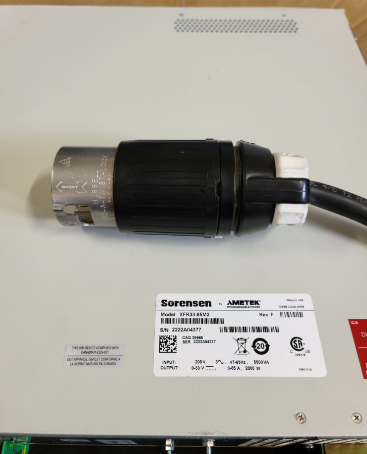 Ametek / Sorensen / Xantrex XFR 60-20 XFR33-85 2085W Programmable DC Power Supply, photo 2 of 11
