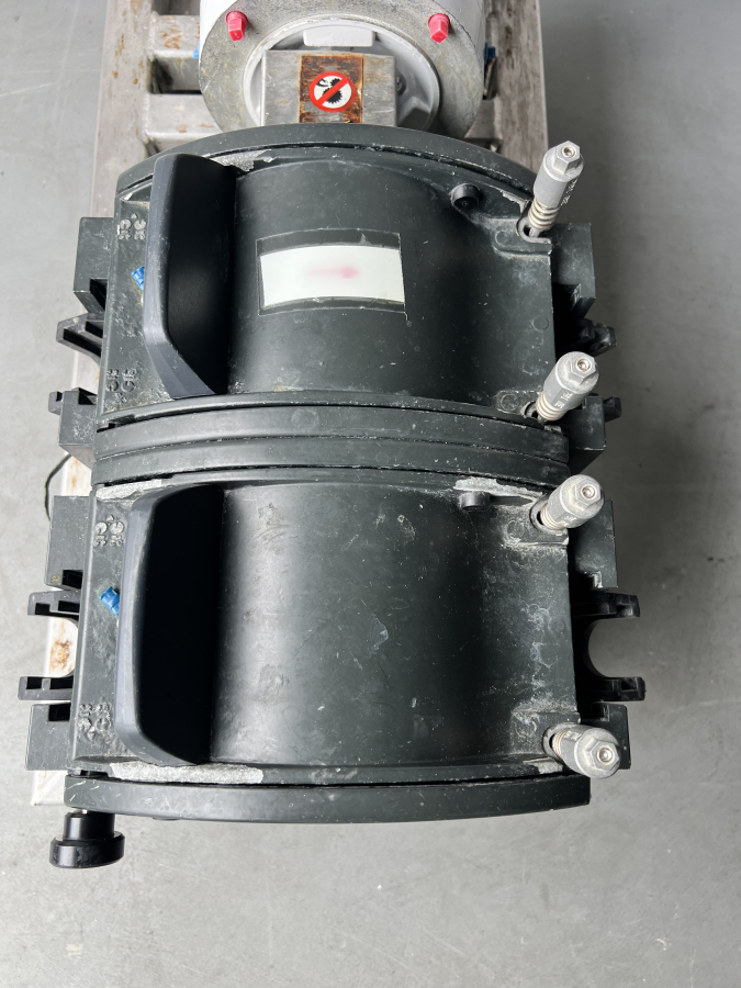 White AC Tech M1110SC Intelligent Drive, Baldor CWDM3543 Motor, Watson Marlow Peristaltic Pump Heads and cart; SN:032050908, photo 17 of 18