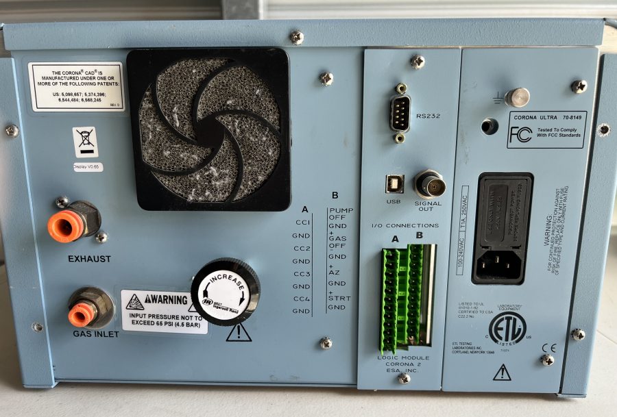 ESA 70-8238 Corona Ultra Charged Aerosol Detector. SN:CU-0124, photo 4 of 9