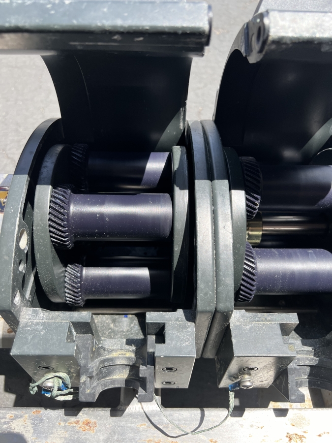 White AC Tech M1110SC Intelligent Drive, Baldor CWDM3543 Motor, Watson Marlow Peristaltic Pump Heads and cart; SN:032050908, photo 9 of 18