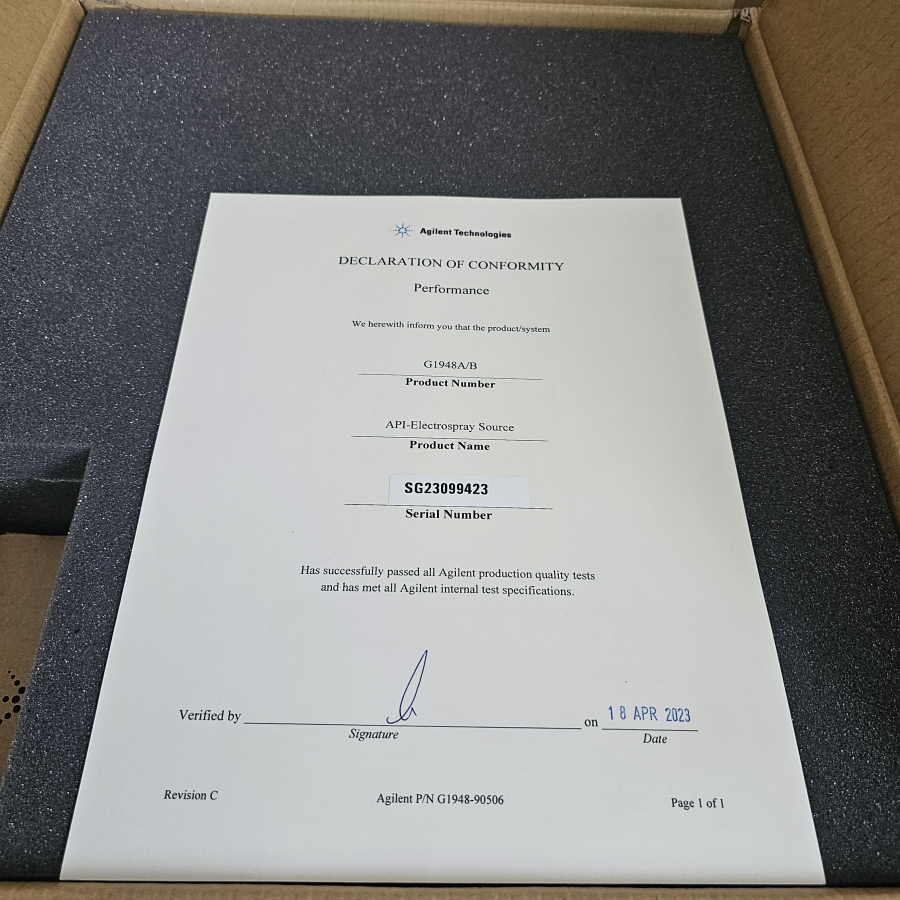 Agilent G1948B G1946-65338 Electrospray Ionization API ESI LC/MS Ion Source; SN:SG23099423, photo 5 of 16