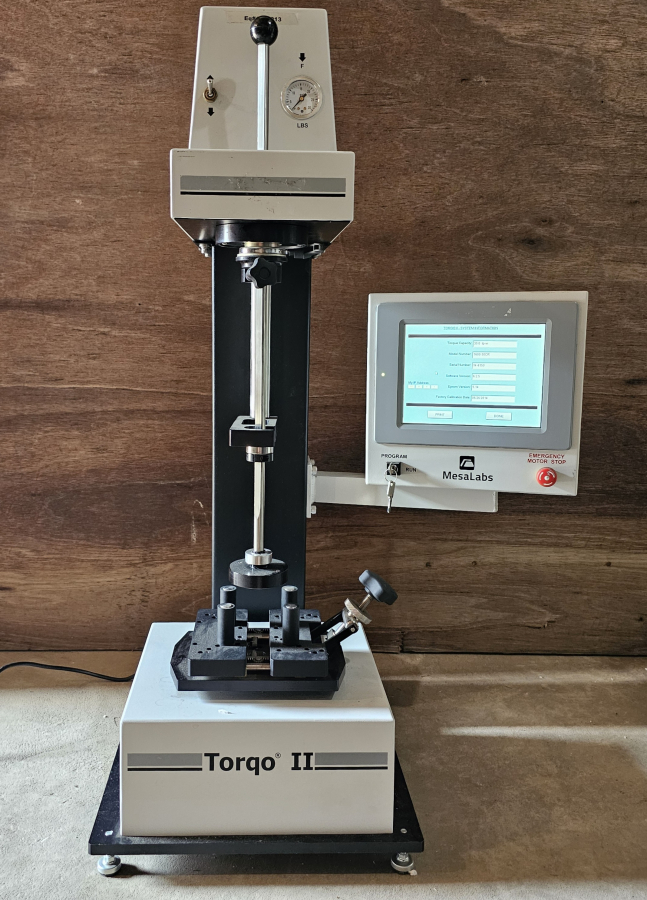 MesaLabs 1600-30CR Torque Testing Machine & Verification Bottle; SN:14-6150, photo 8 of 33