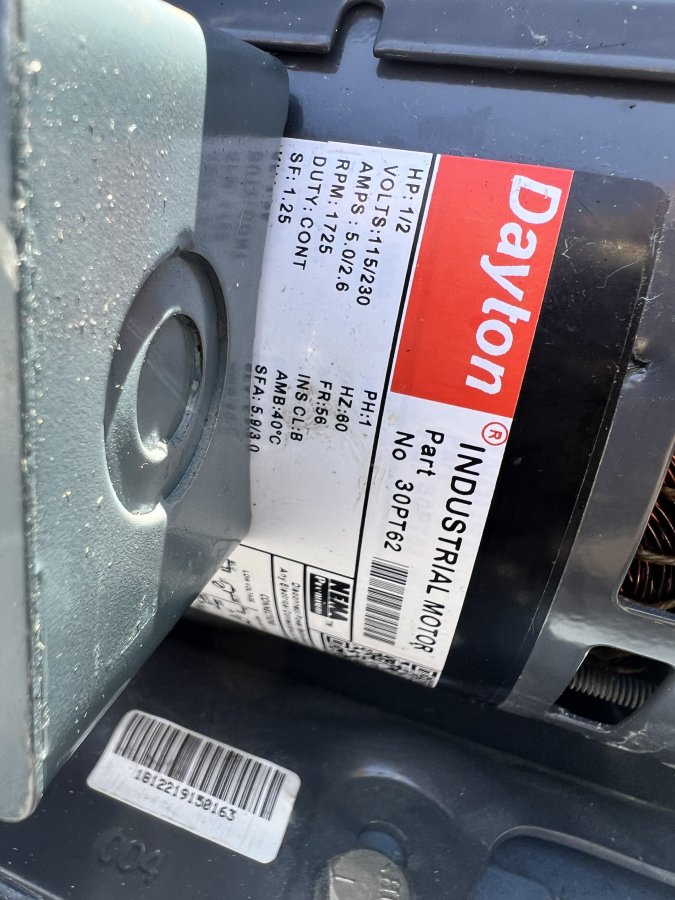 Welch 1402N Chemstar Duo-Seal Belt-Driven Vacuum Pump + 30PT62 Motor, pump 4, photo 6 of 6