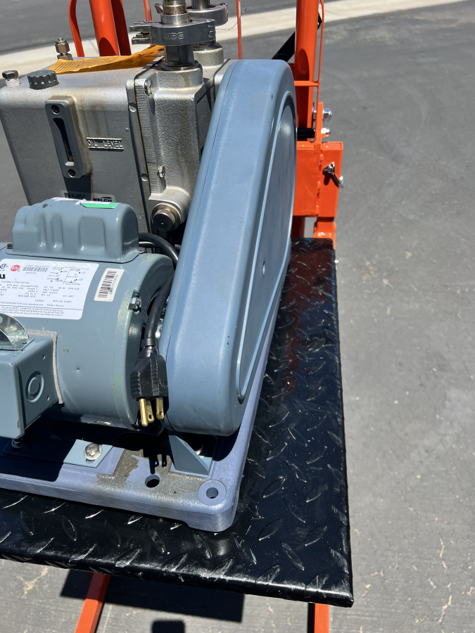 Welch 1402N Chemstar Duo-Seal Belt-Driven Vacuum Pump + C63JXGZP Motor pump 9, photo 7 of 7
