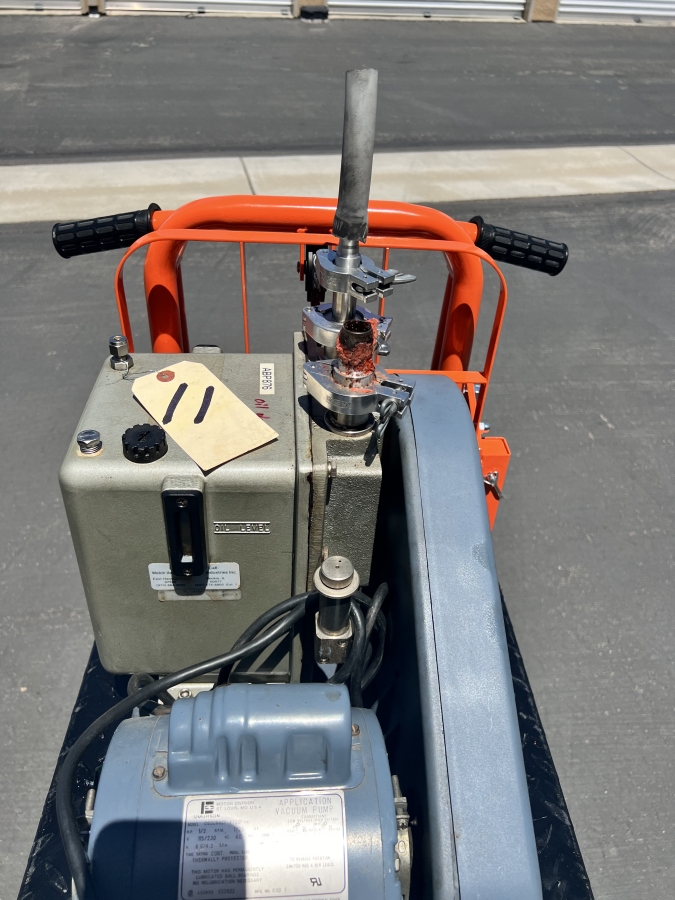 Welch 1402N Chemstar Duo-Seal Belt-Driven Vacuum Pump + C63CXGZP Motor pump 11, photo 1 of 6