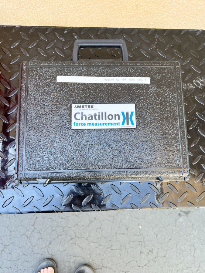 Ametek Chatillon DFE II Digital Force Gauge with Case SN:T18803, photo 4 of 12