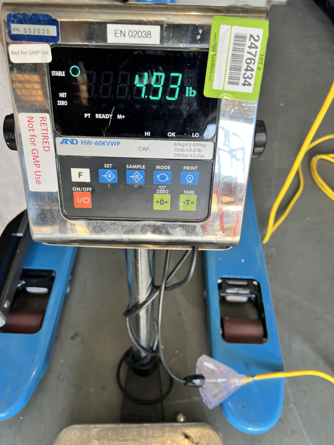 Ametek Chatillon DFE II Digital Force Gauge with Case SN:T18803, photo 9 of 12