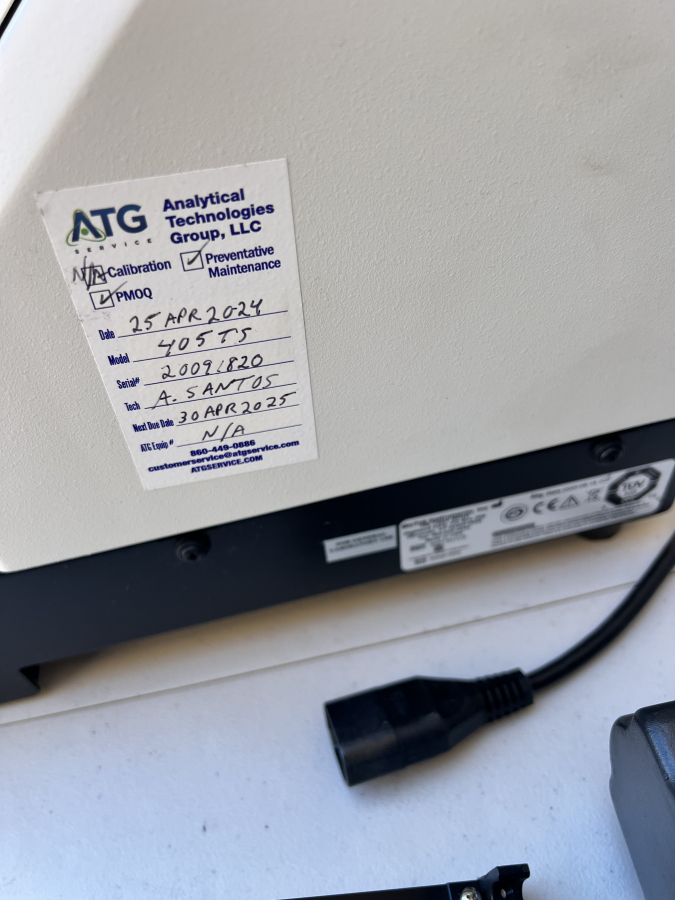 BioTek 405TS Plate Washer; SN:20091820 + Agilent 7103035 Vacuum Pump, photo 2 of 8