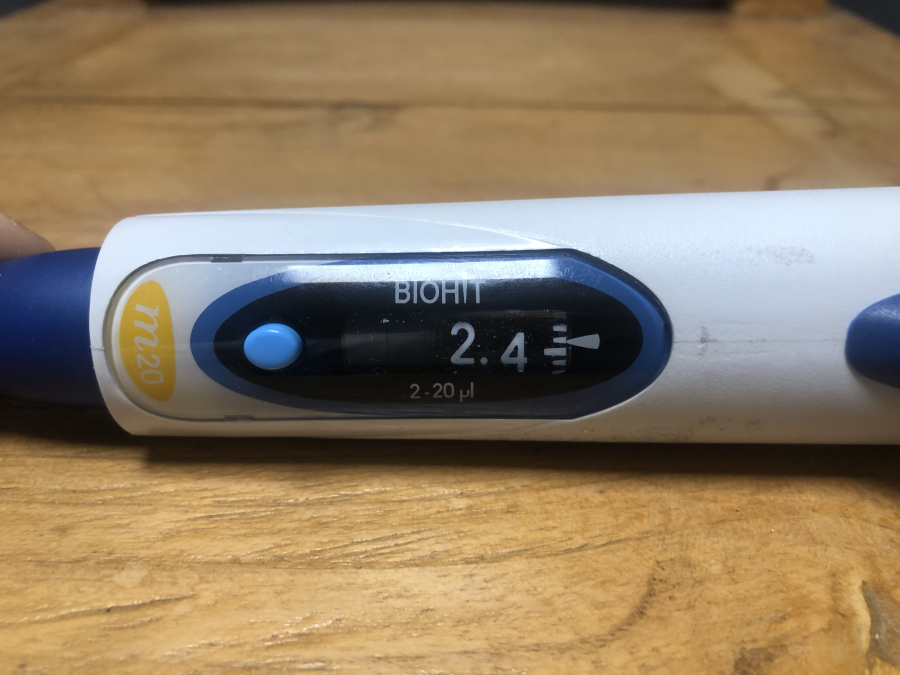 Biohit mLine 2-20 uL Microliters m20 Adjustable Single-Channel Pipette, photo 5 of 5