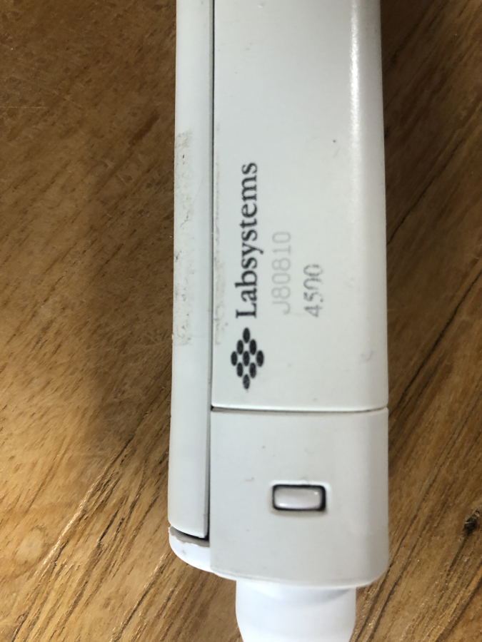 ThermoScientific FinnPipette 0.2-2 uL Manual 4500 Single-Channel Pipette, photo 6 of 6