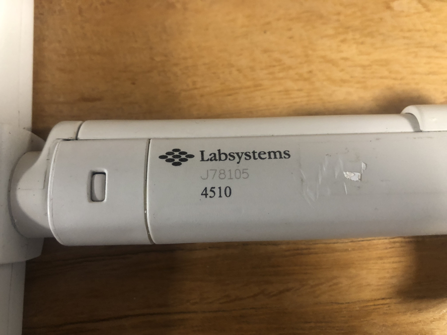 ThermoScientific Labsystems 12-Channel Finnpipette 50-300 uL Multi-Channel Pipette 4510, photo 4 of 6