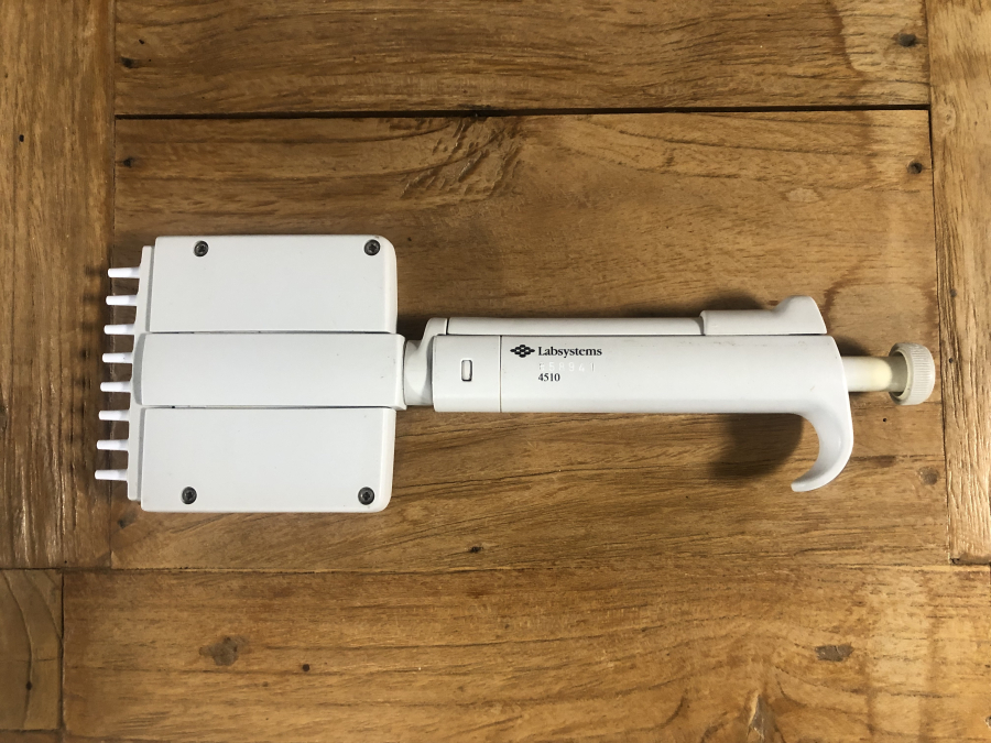 ThermoScientific Labsystems 8-Channel Finnpipette 0.5-10 uL Multi-Channel Pipette 4510, photo 3 of 6