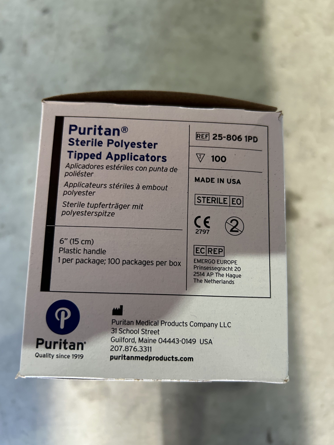 Puritan Sterile Polyester-Tipped Applicators LOT of 4, photo 5 of 6
