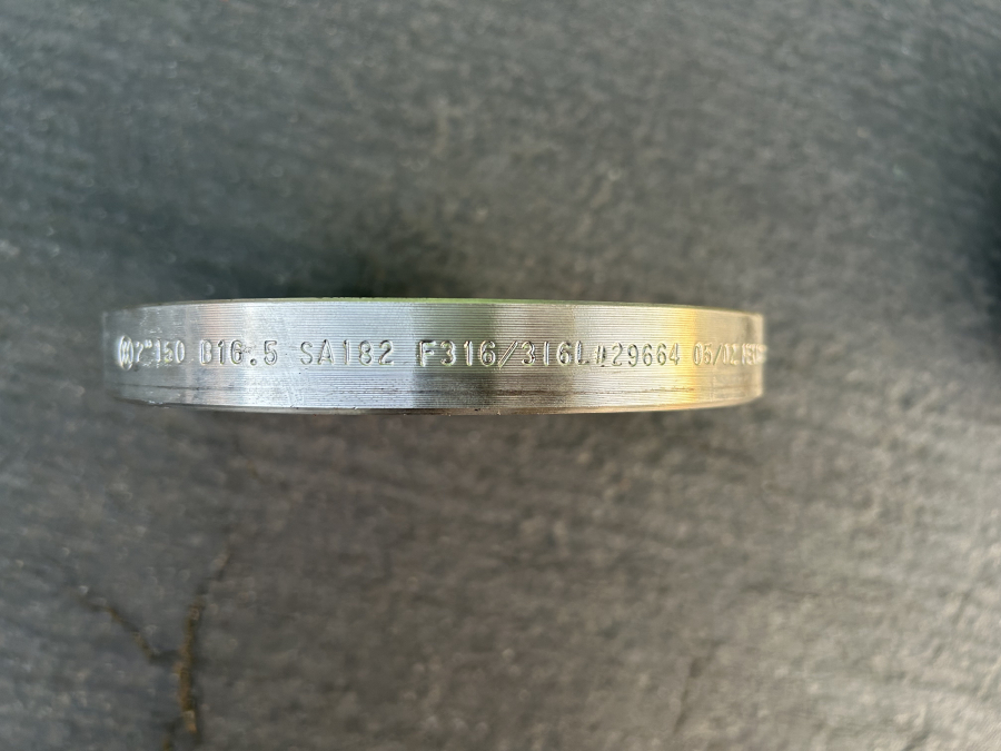 Stainless Steel 316 Blind Flange ASTM A182 F316-316L029664 B16.5 , photo 2 of 3