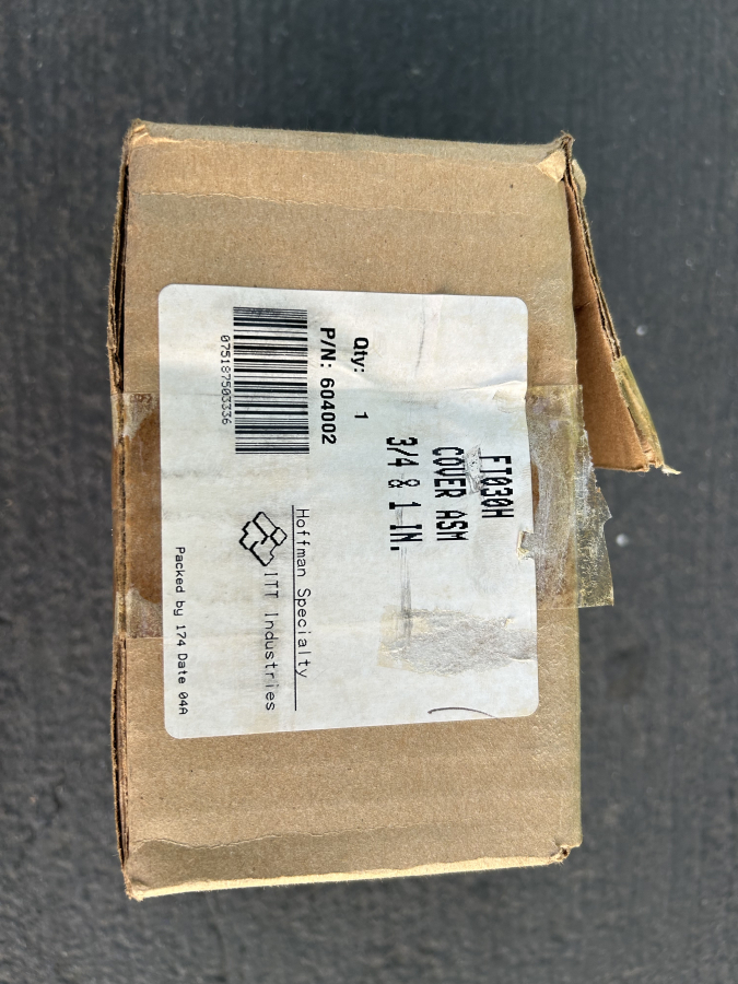 ITT 604002 Cover Assembly Hoffman S&T Steam Trap FT030H 3/4" & 1" Bear , photo 1 of 6