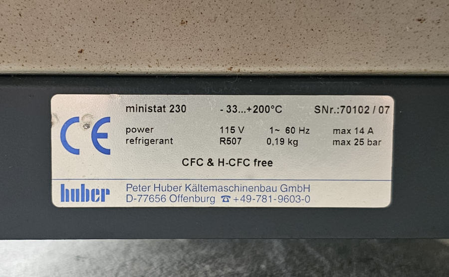 Huber Ministat 230 cc3 Pilot One Refrigerated Recirculating Bath; SN:70102, photo 21 of 29