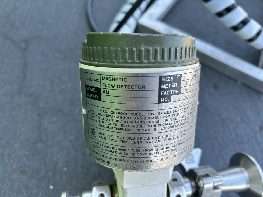 Yokogawa Admag AM-105DN-CU1-EEA*A Magnetic Flow Converter + Detector, photo 16 of 19