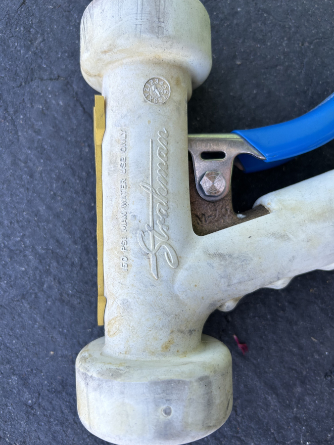 Strahman 4Q06 ARE 150-PSI M-70 Pistol-Grip Nozzle + Industrial Spray-Down Hose, photo 5 of 5