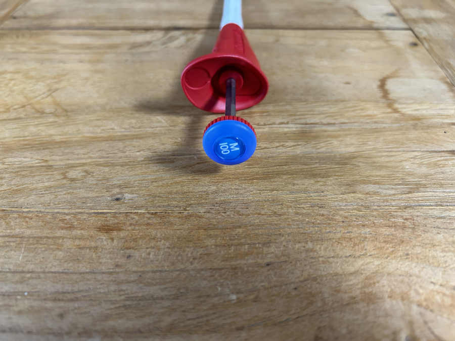 Gilson Microman M100 Red uL Single-Channel Positive Pos-D Pipette, photo 3 of 3