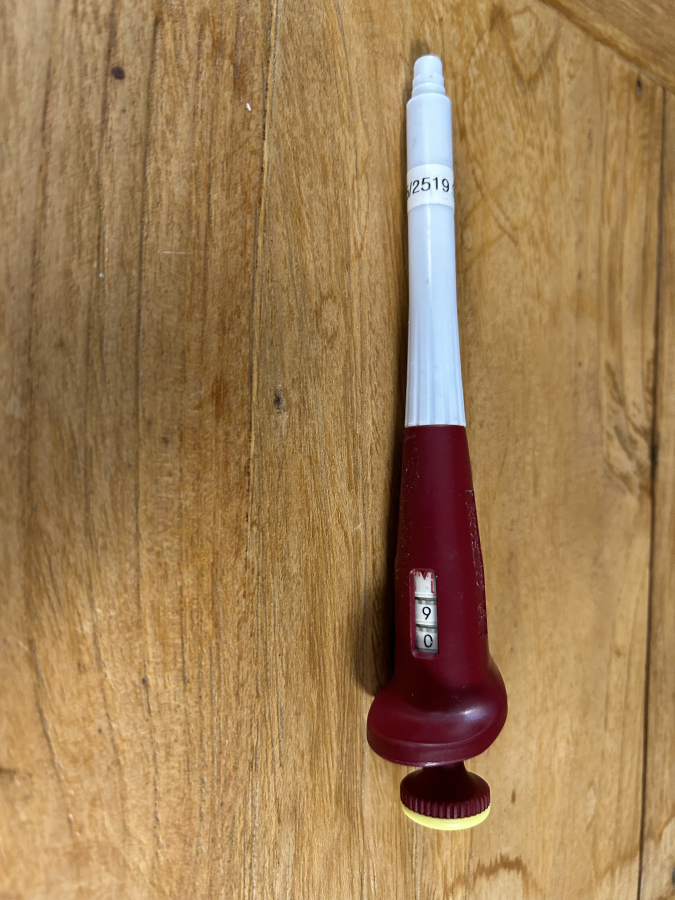 Gilson Microman M25 Red Single-Channel Positive Pos-D Pipette, photo 2 of 3