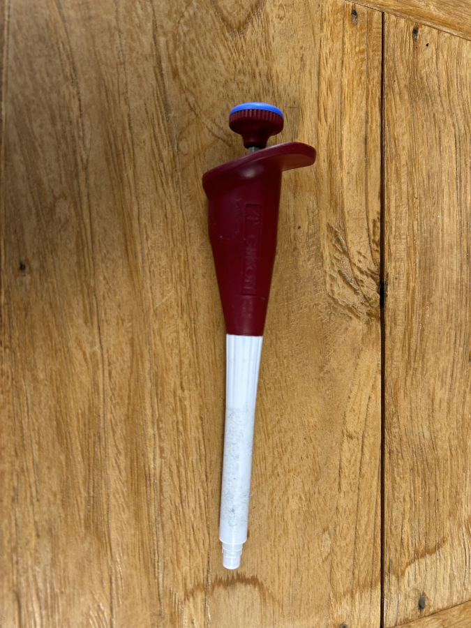Gilson Microman M50 Red Single-Channel Positive Pos-D Pipette, photo 1 of 3